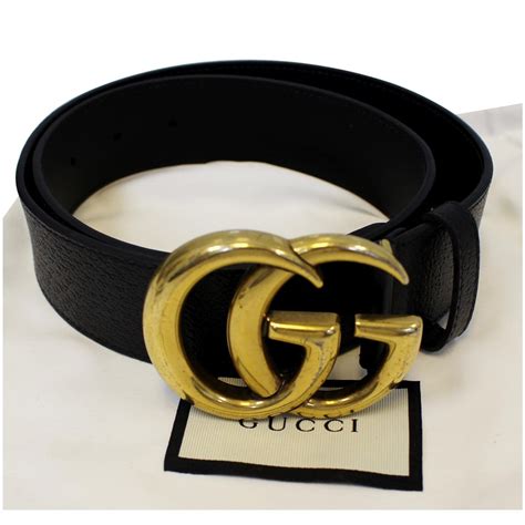 gucci men's leather belt with double g buckle|Gucci belt with tiger buckle.